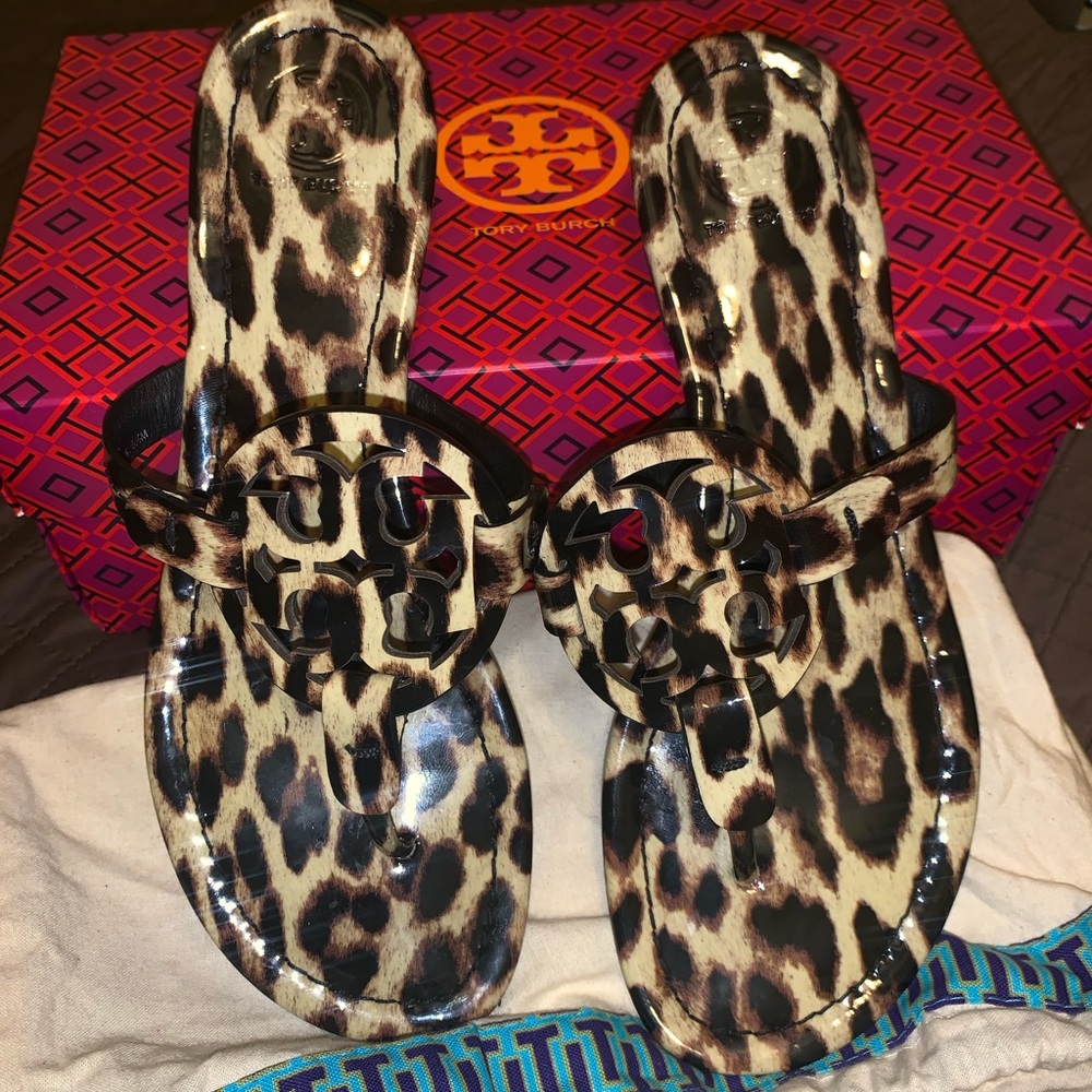 Tory Burch Miller sandal leopard